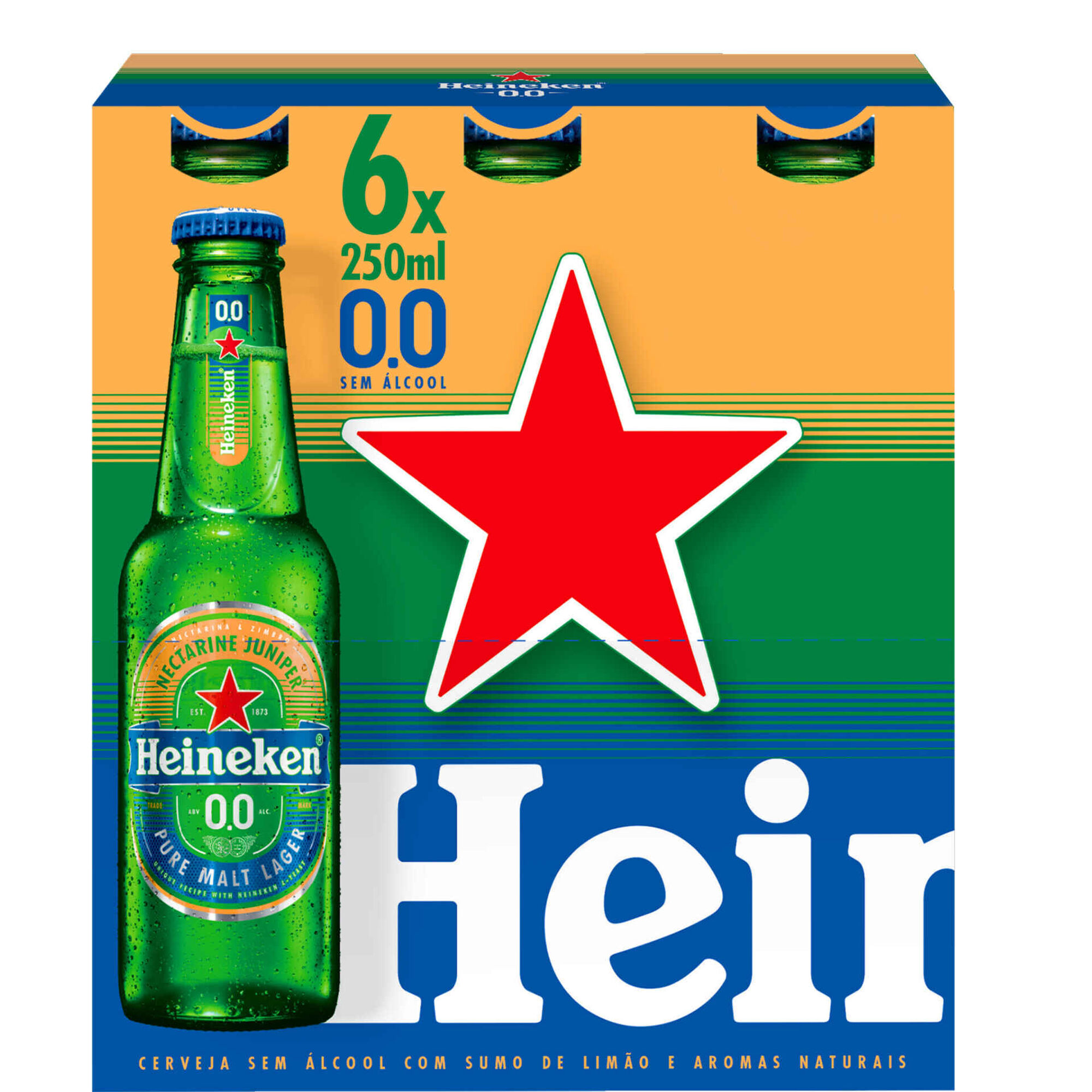 Cerveja sem &Aacute;lcool 0,0% Nectarina e Zimbro Heineken
