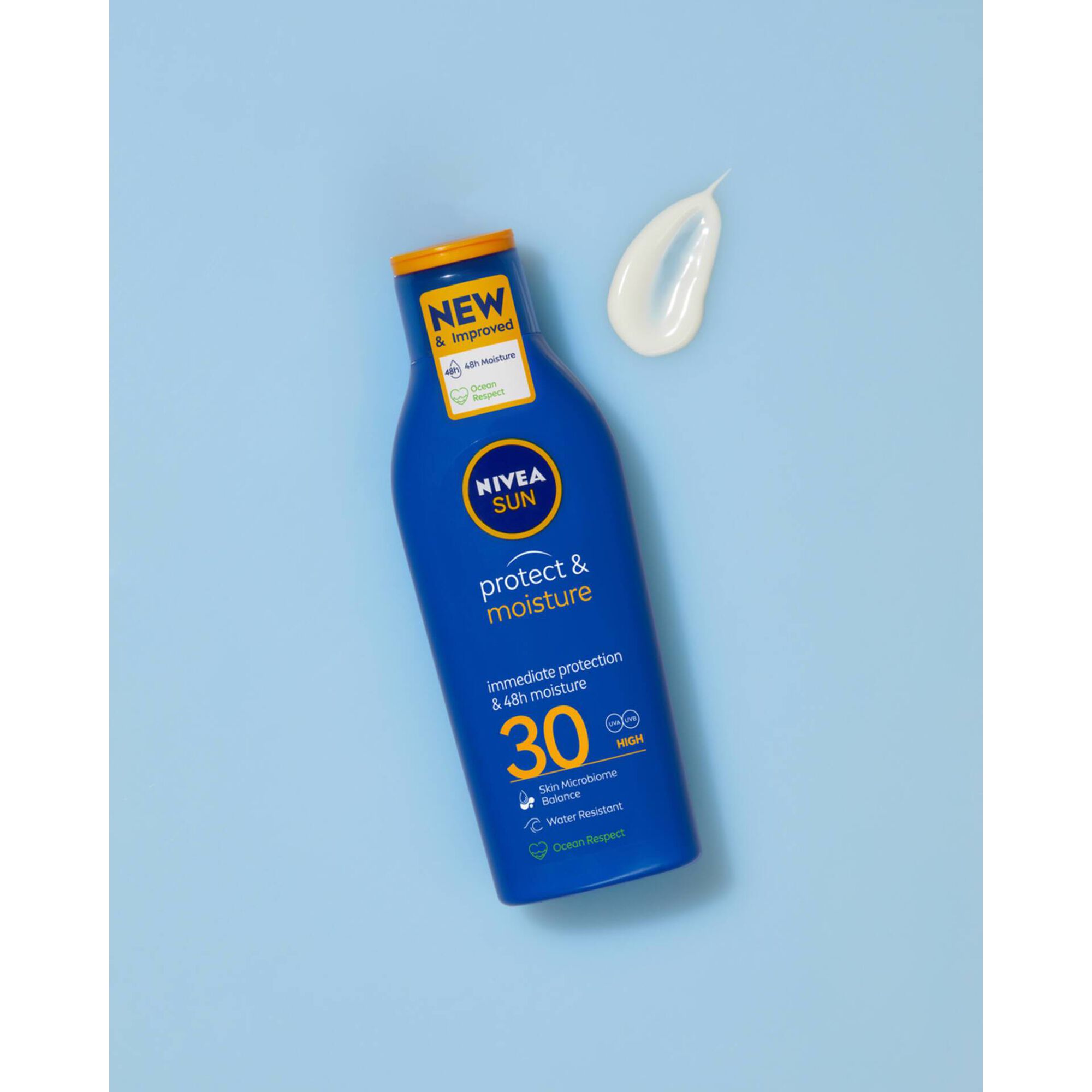 Protetor Solar Lo&ccedil;&atilde;o Protect & Moisture FPS 30 Nivea Sun