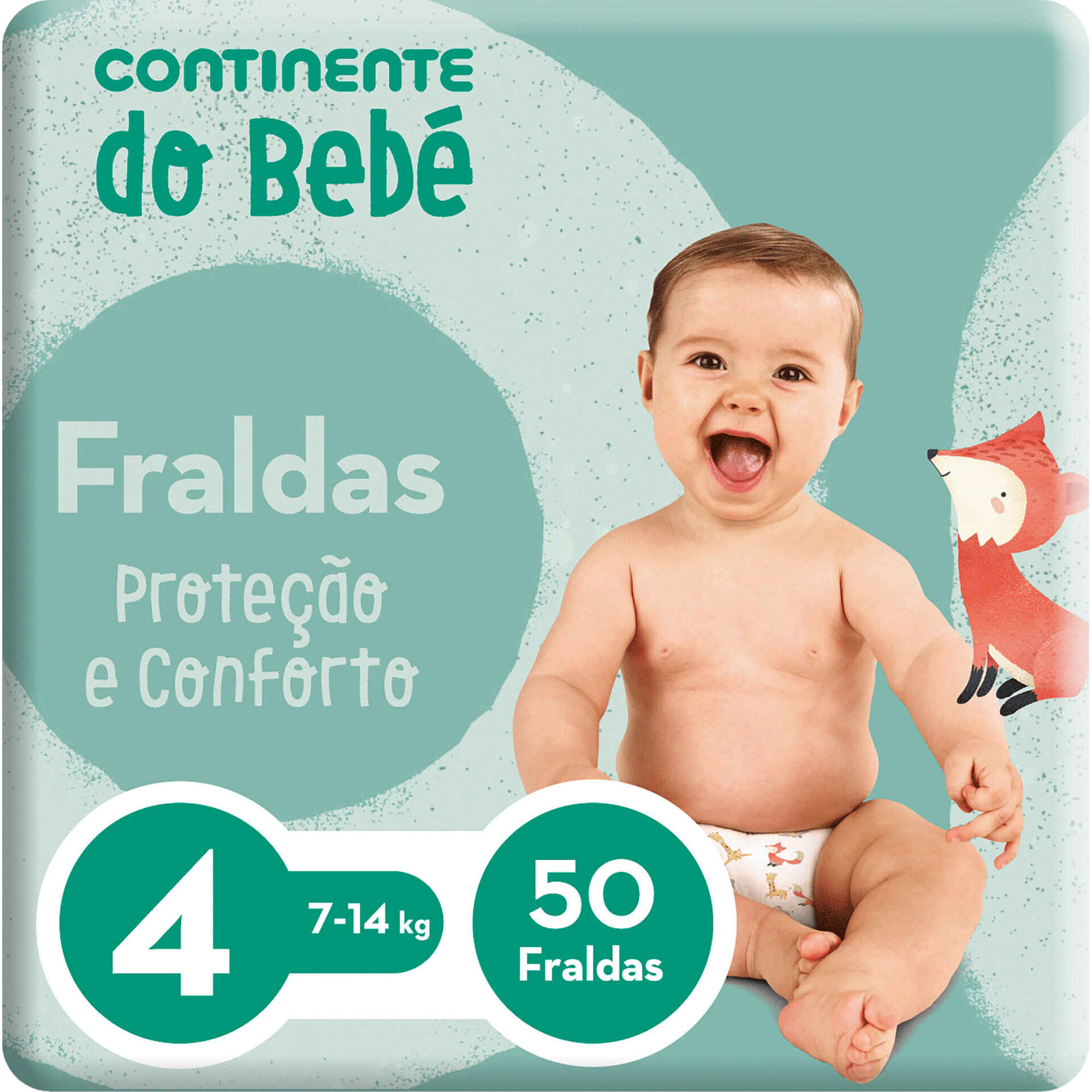 Fraldas Proteção e Conforto 7-14kg T4