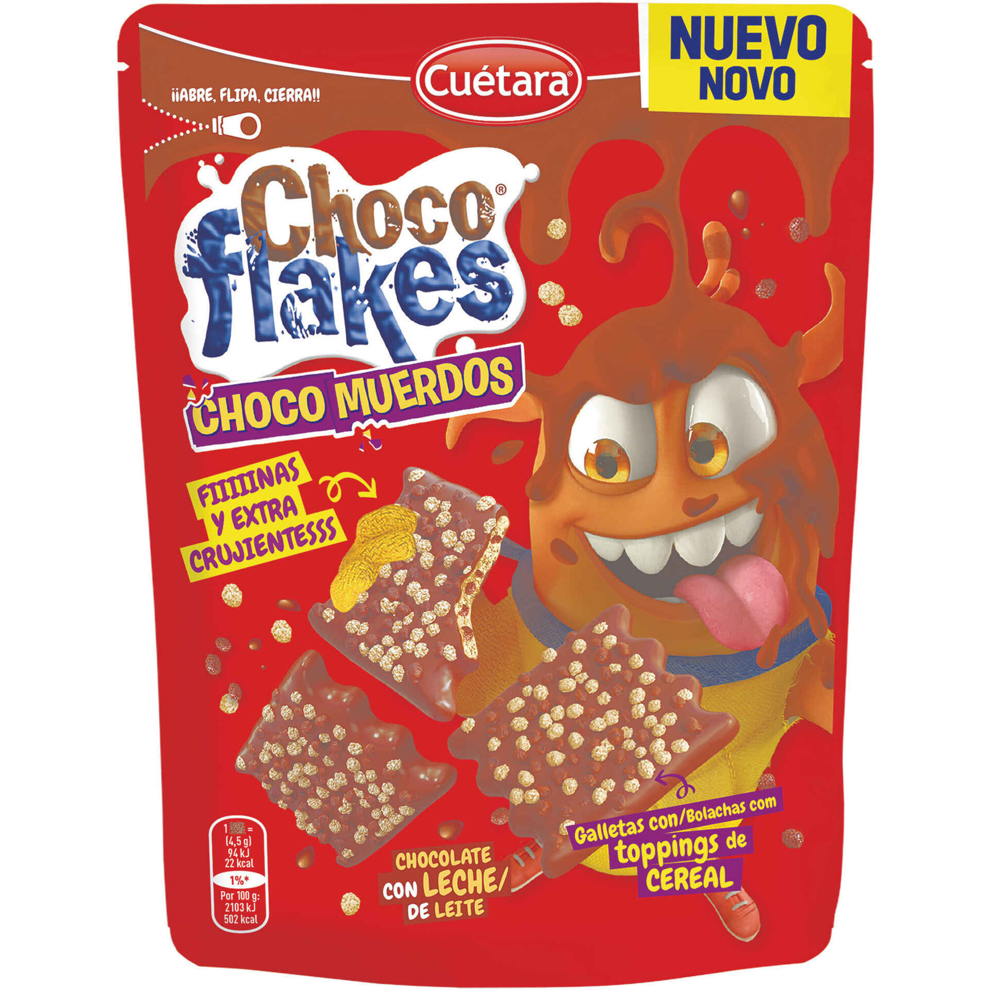 Bolachas Choco Flakes Muerdos