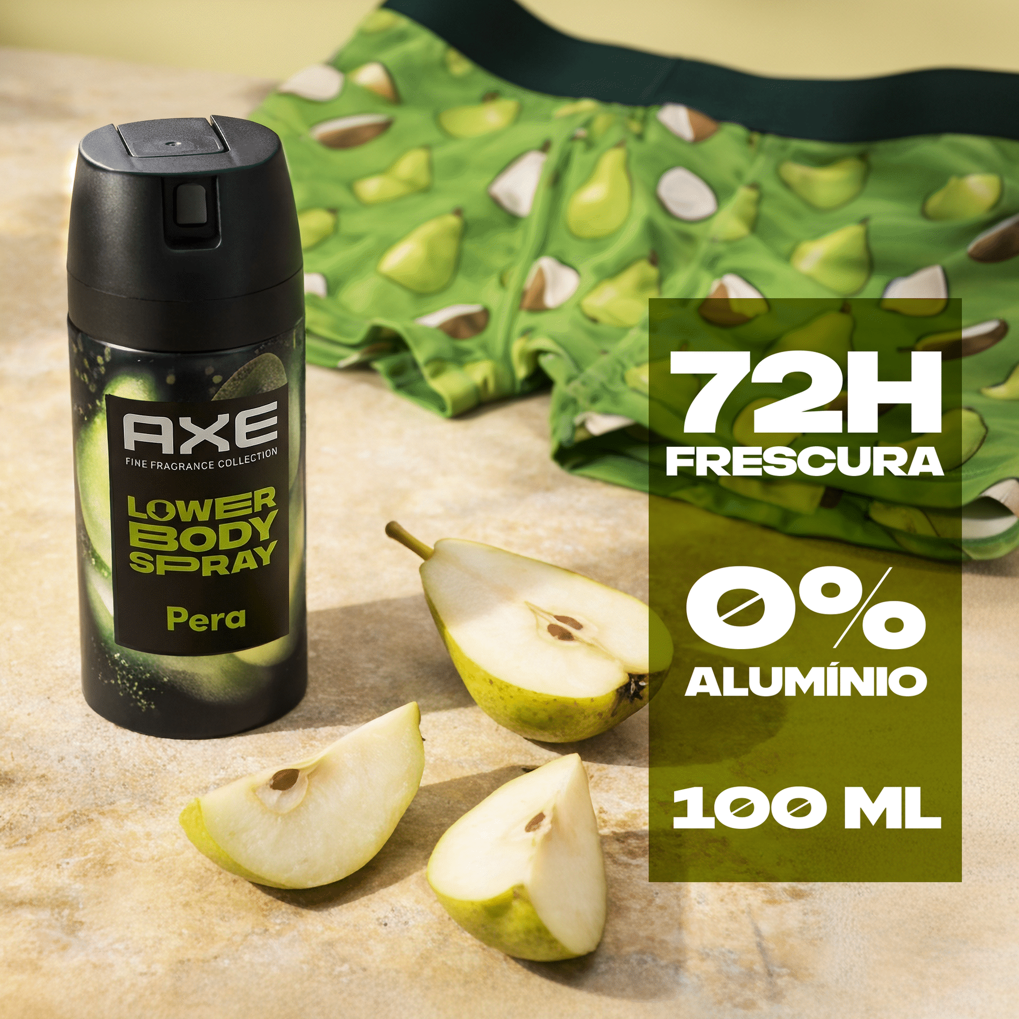 Desodorizante Spray Pera e Madeira de Cedro Partes &Iacute;ntimas Axe