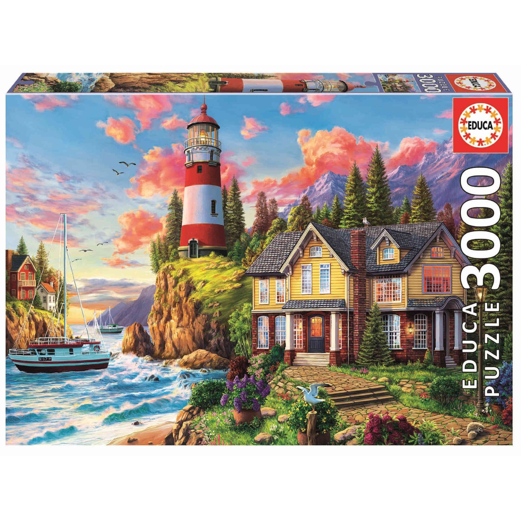 Puzzle Farol Junto ao Oceano 3000 Peças Puzzle Farol Junto ao Oceano 3000 Peças