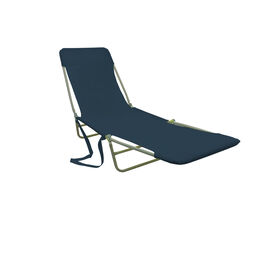 Espreguiçadeira de Metal Azul Escura Sun