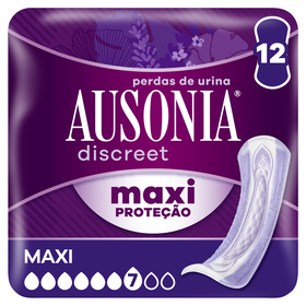 Pensos Incontin&ecirc;ncia Discreet Plus Maxi Noite Ausonia Discreet