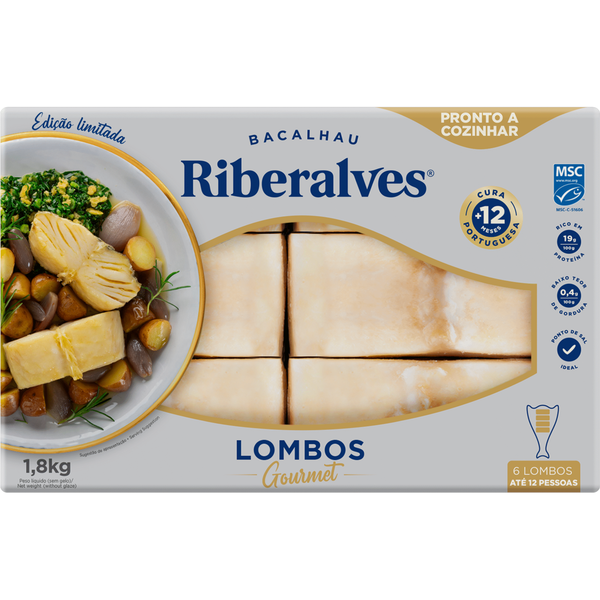 Lombos de Bacalhau 12 Meses de Cura MSC Riberalves