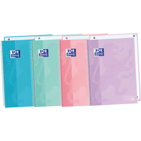 Caderno Espiral Europeanbook 1 Touch A4 Pautado (v&aacute;rias cores) Oxford