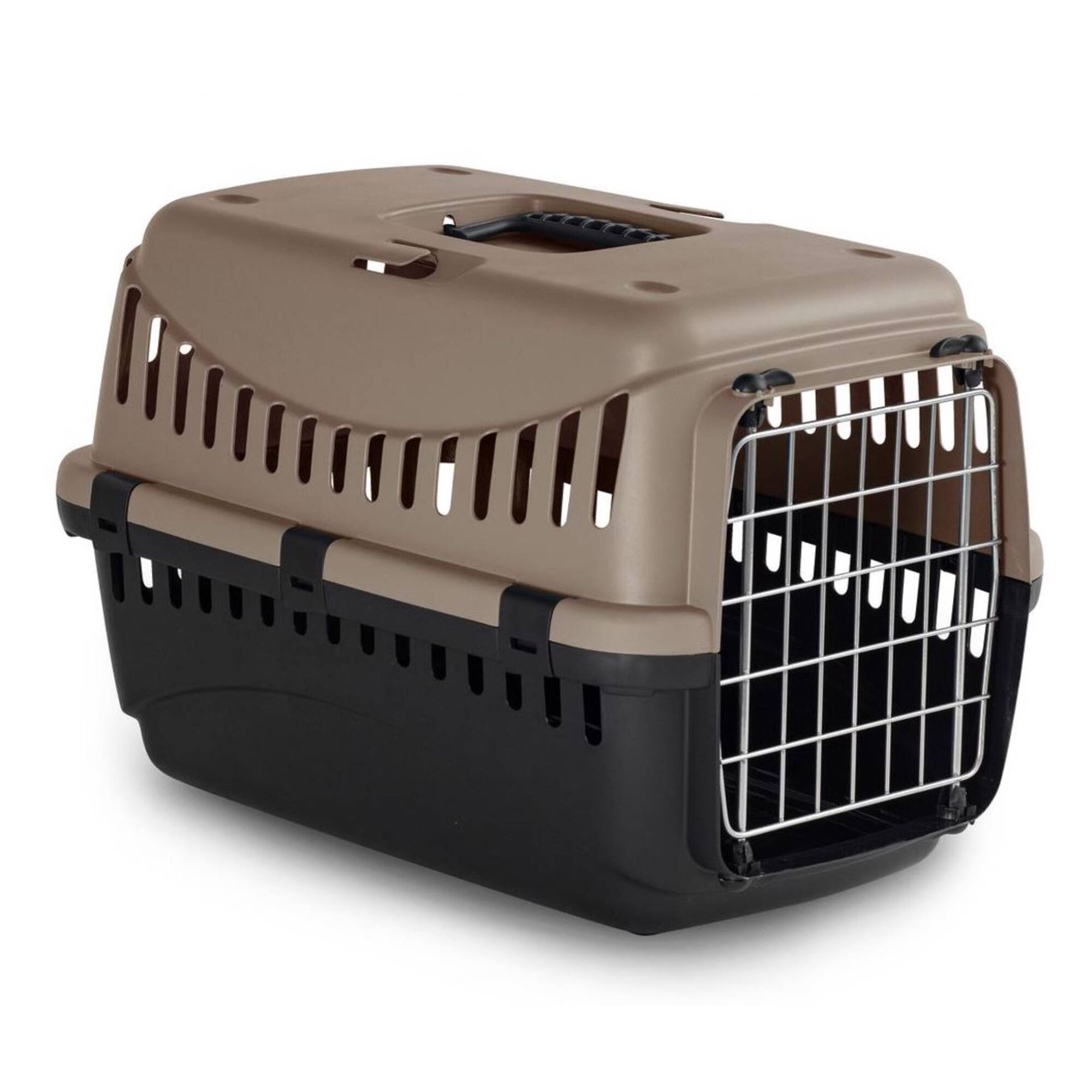 Transportadora para Gato Gipsy Porta Metal Eco Castanho MP Bergamo