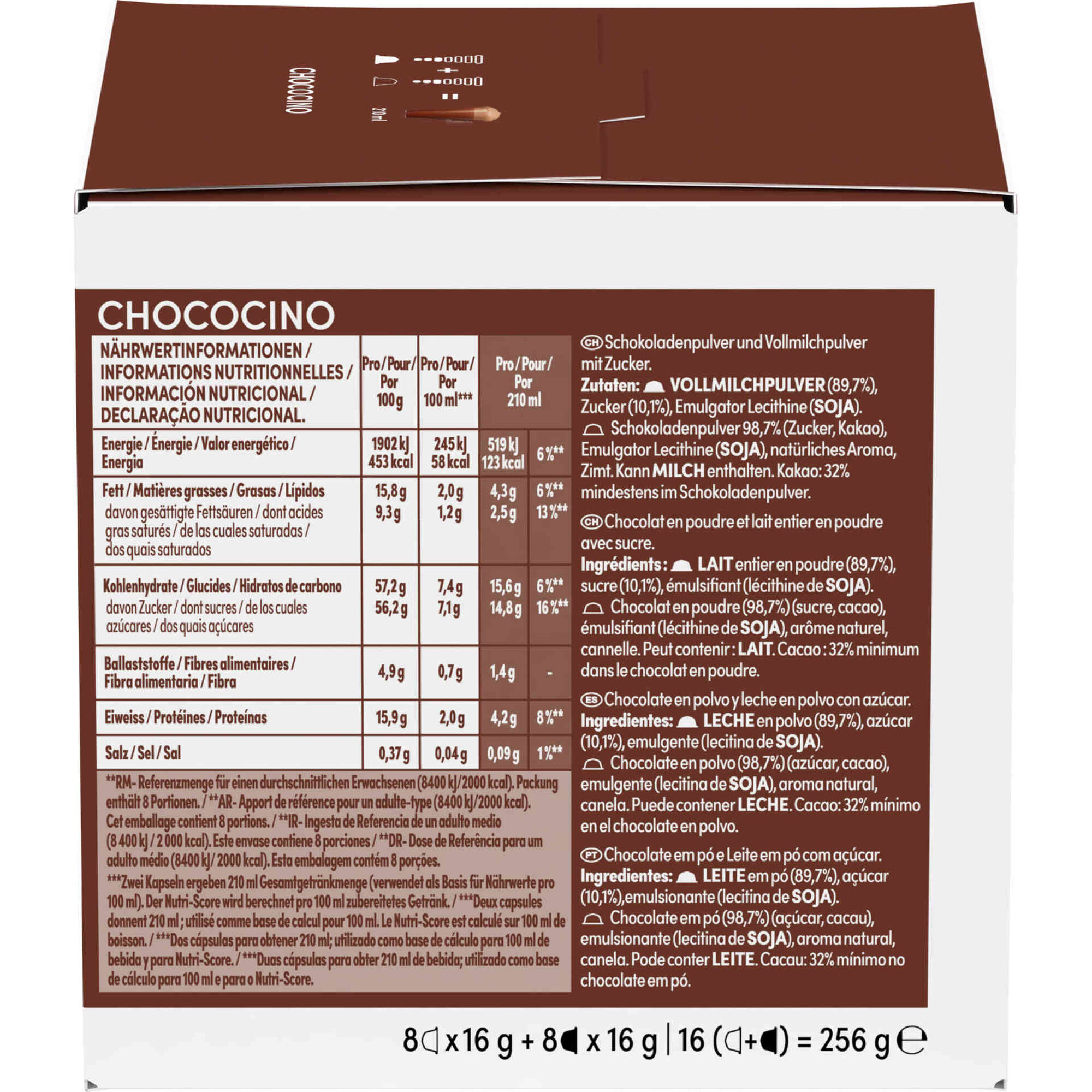 Cápsulas de Chocolate Quente Chococino