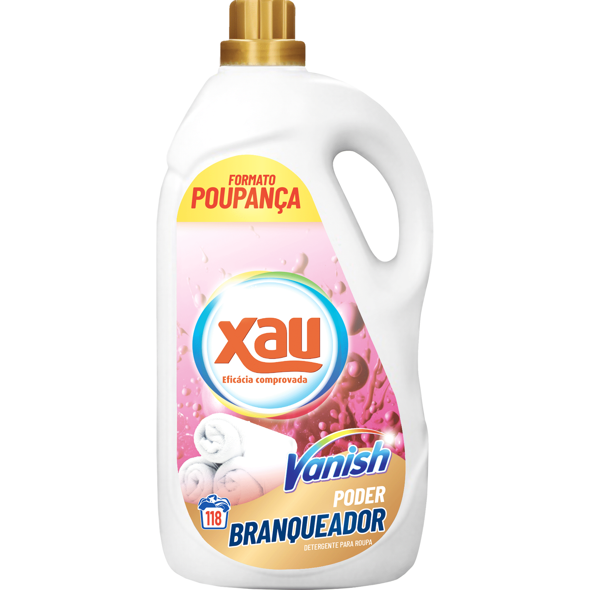 Detergente Máquina Roupa Líquido +Vanish Branqueador