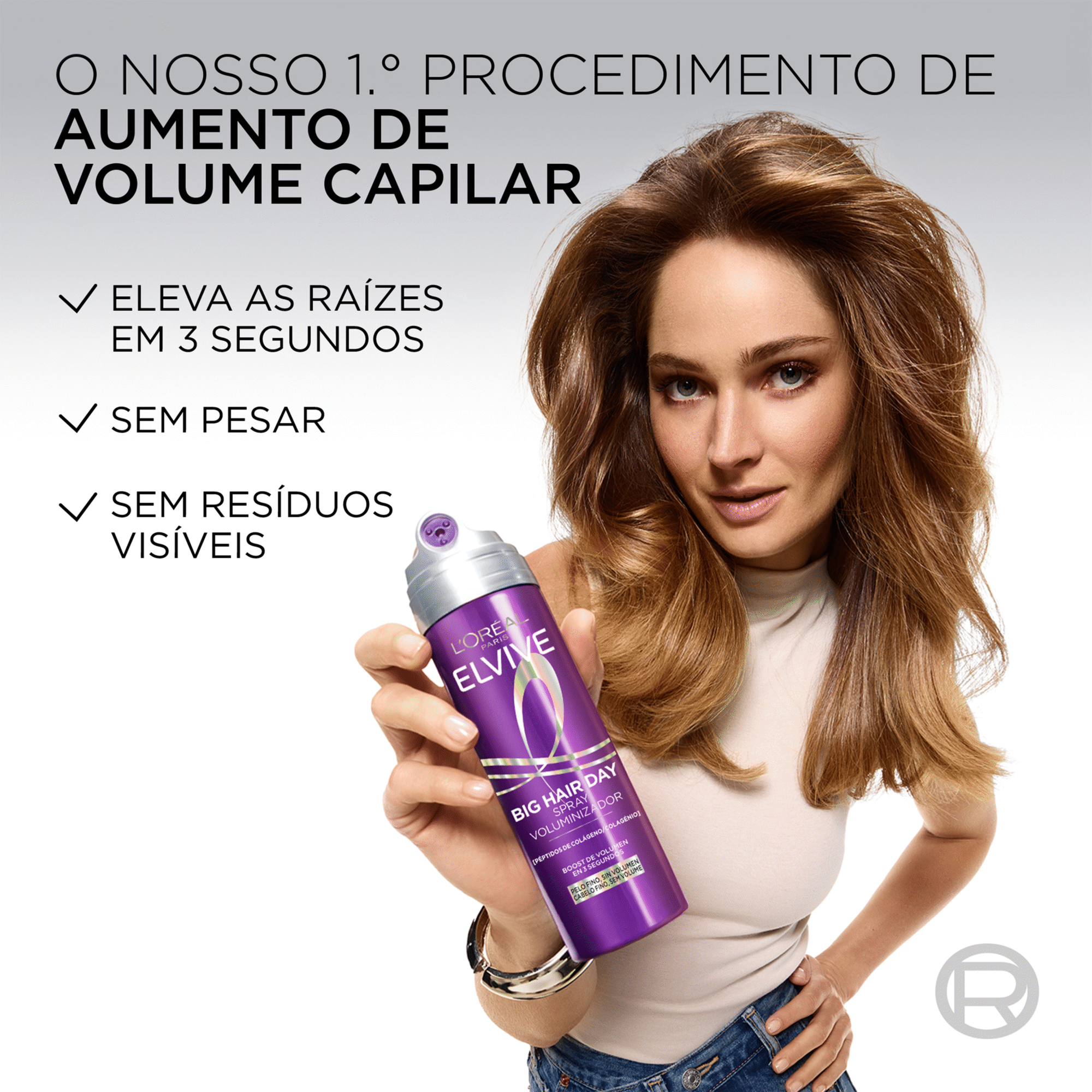Spray Cabelo Volumizador Collagen Lifter L'Or&eacute;al Paris Elvive