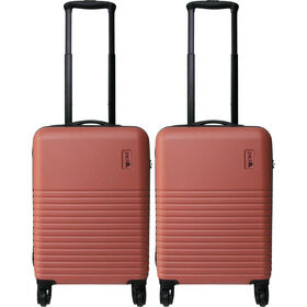 Conjunto 2 Malas Viagem Cabine Rosa Mil&atilde;o Pack It