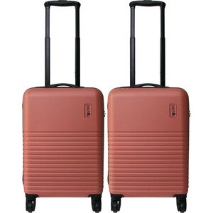 Conjunto 2 Malas Viagem Cabine Rosa Milão Pack It