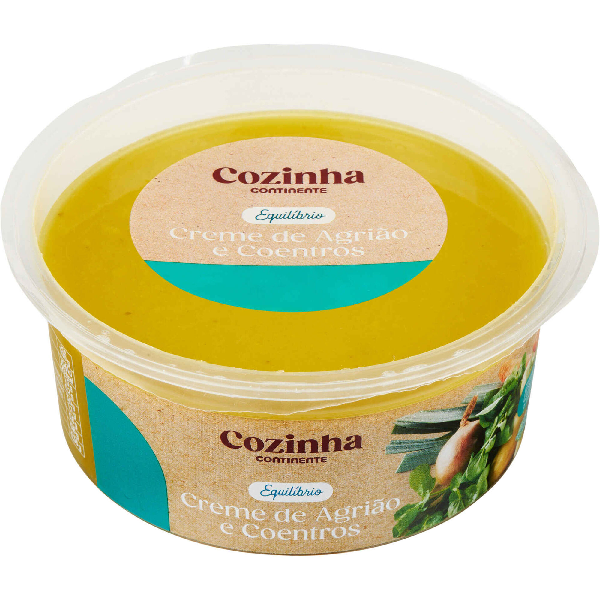 Sopa de Agri&atilde;o e Coentros Cozinha Continente Equil&iacute;brio