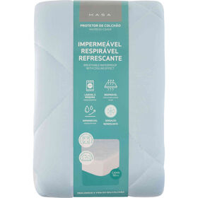 Protetor de Colch&atilde;o Imperme&aacute;vel e Refrescante 200x90cm Kasa