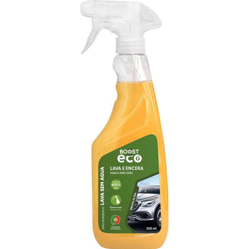 Spray Lava e Encera a Seco Boost Eco