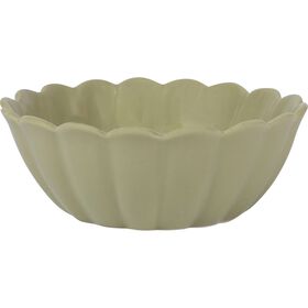 Ta&ccedil;a Cer&acirc;mica 15cm Flor Verde Kasa