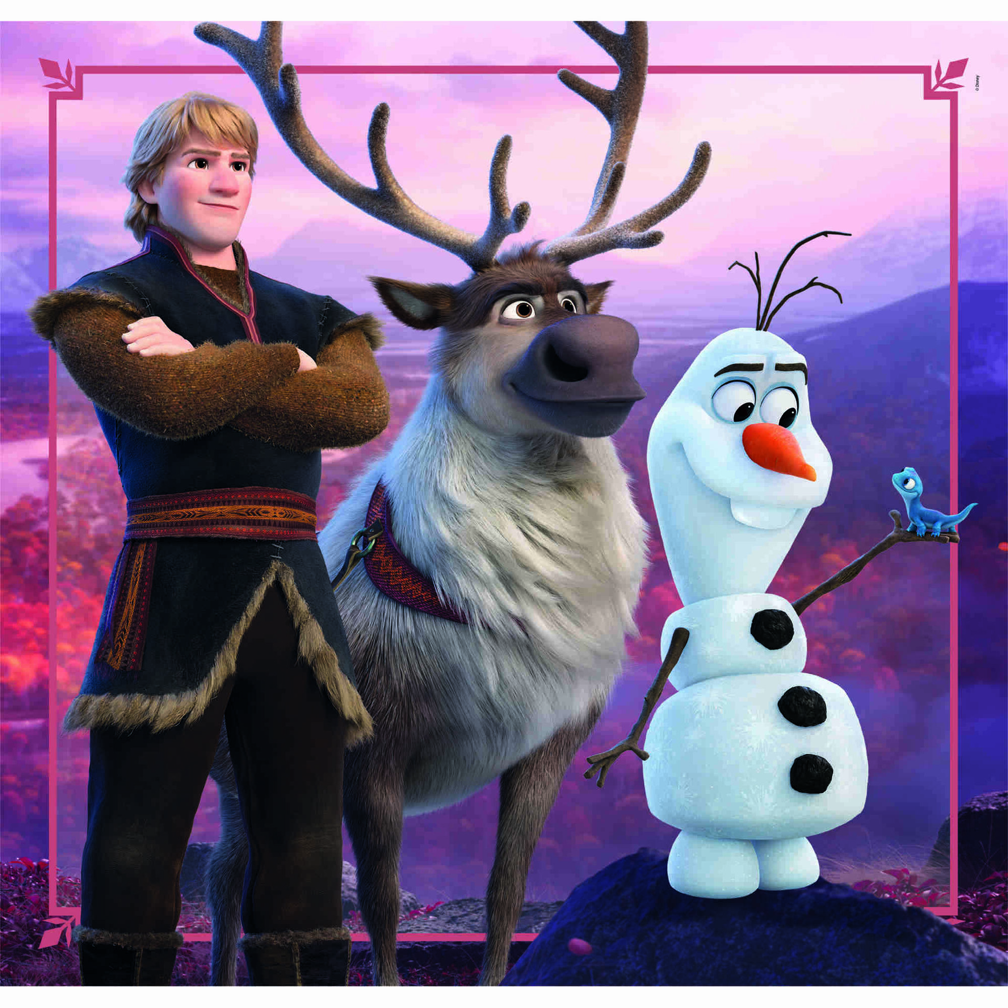 Puzzle Frozen 3X48 Peças