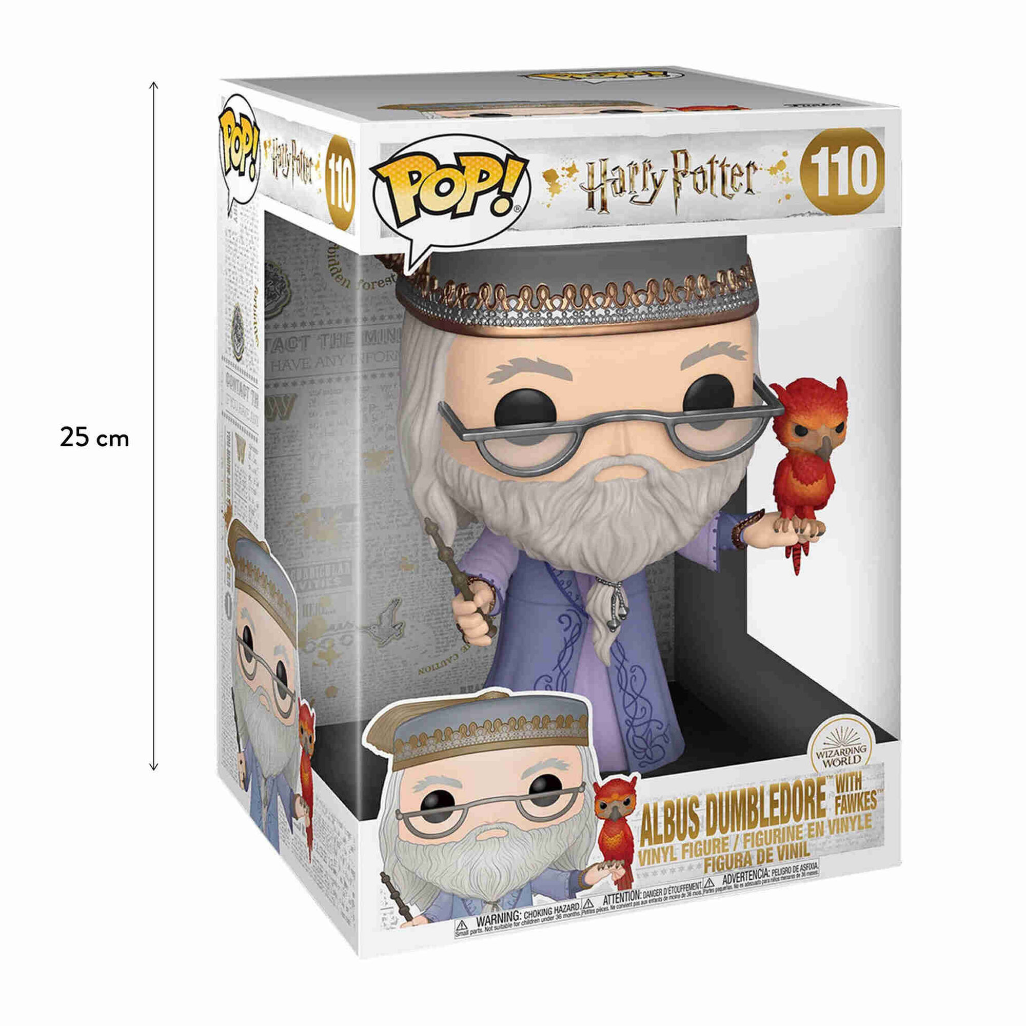 Funko - Figura Harry Potter - Albus Dumbledore com Fawkes