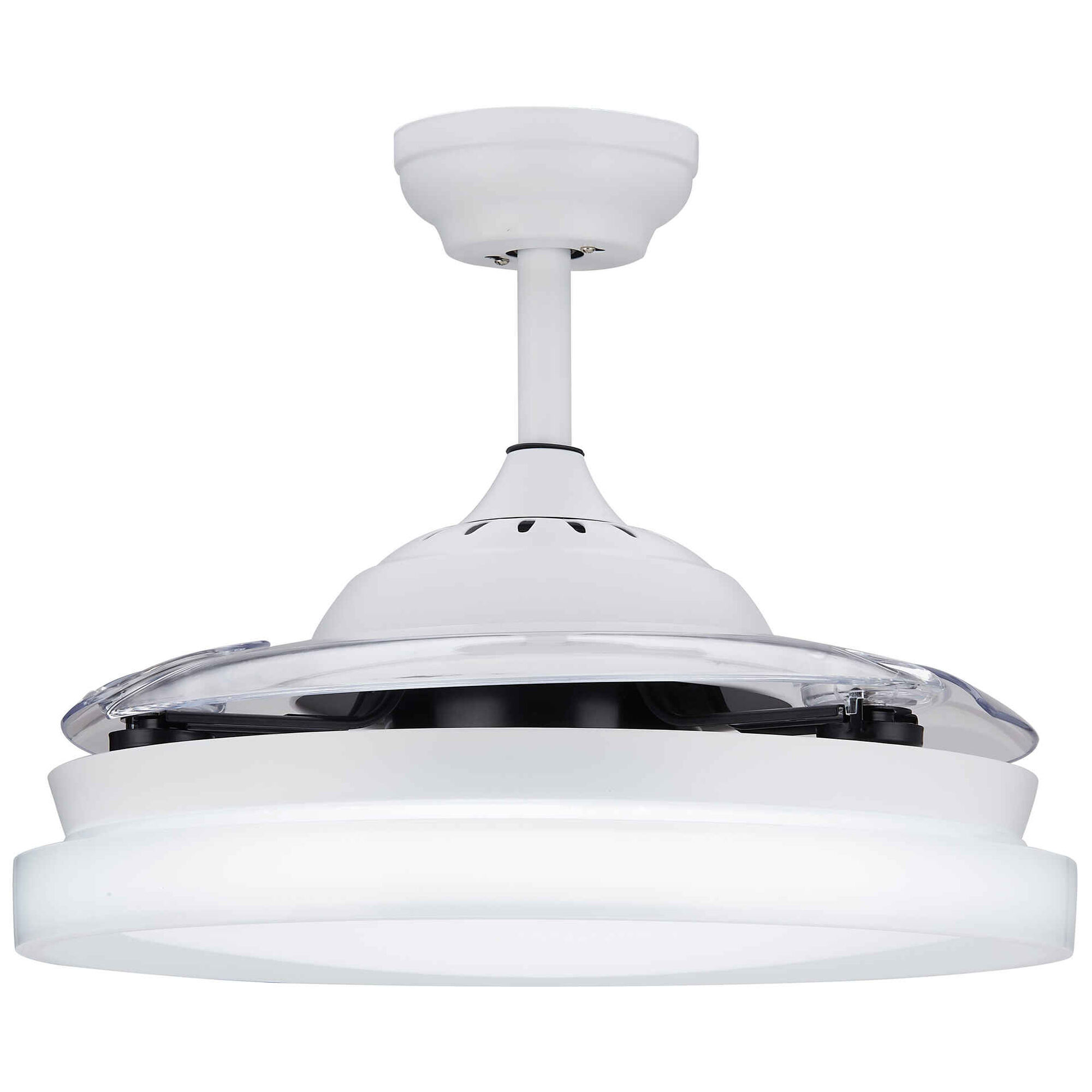 Ventoinha Teto LED com Comando 4000K 45W Branco