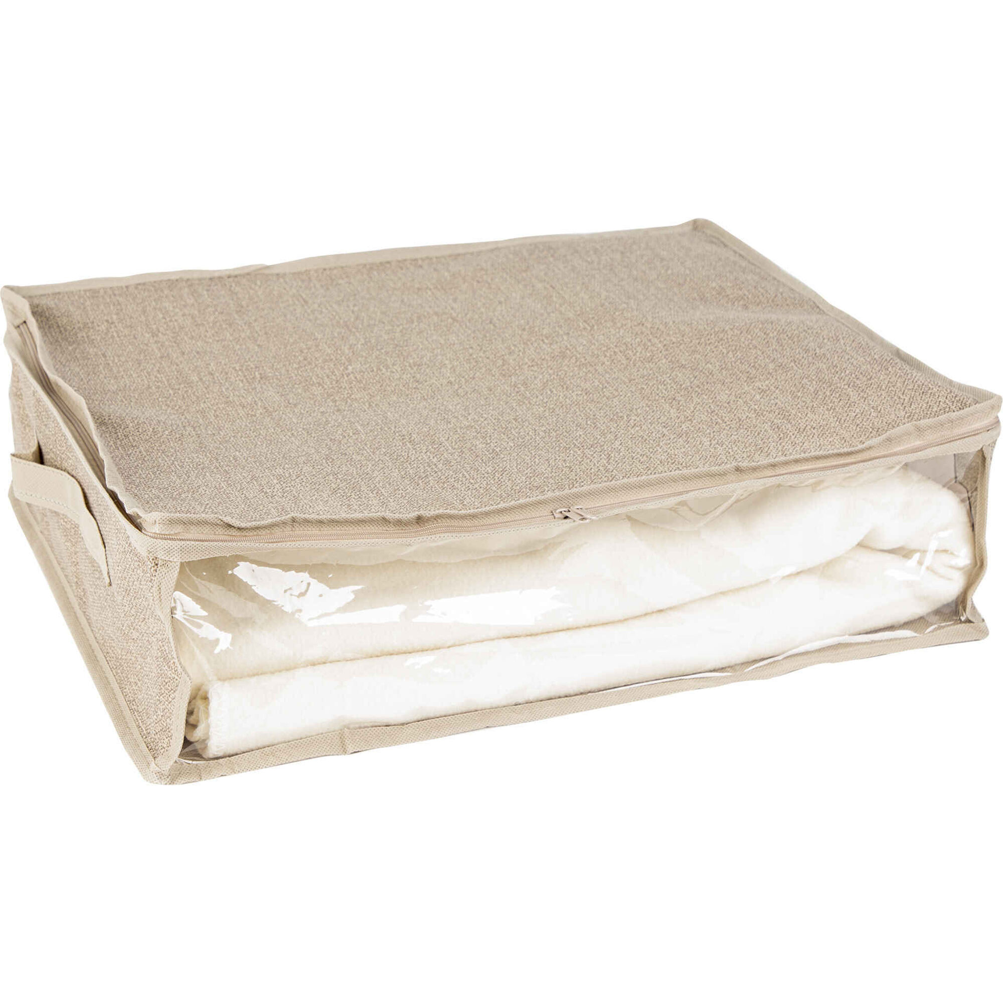 Saco Roupa Maleável 15x40x50cm Bege