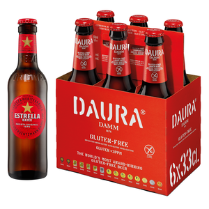 Cerveja com Álcool Daura sem Glúten Estrella Damm