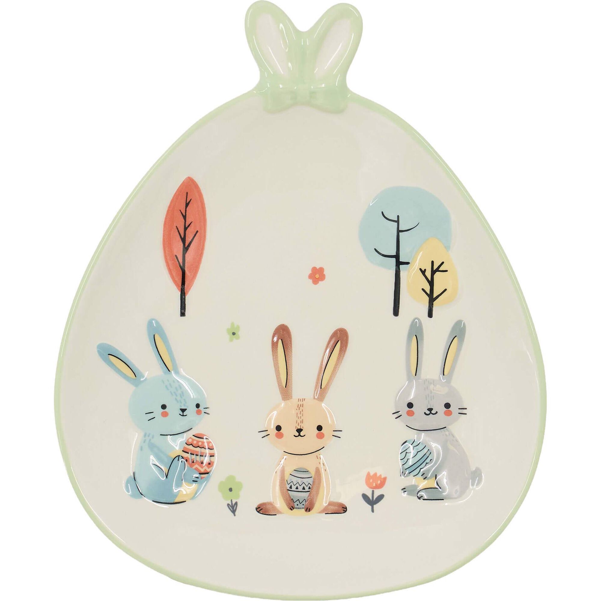 Prato Aperitivo 18,5x22,5cm Coelho Kasa