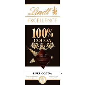 Tablete de Chocolate Excellence 100% Cacau Lindt