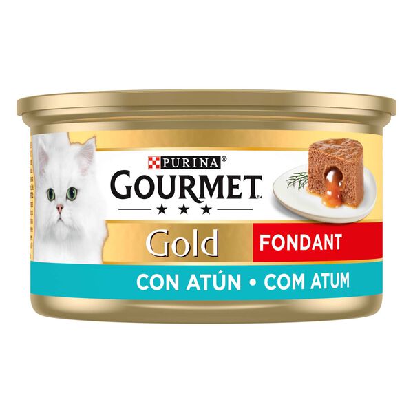 Comida Húmida para Gato Adulto Fondant Atum Purina Gourmet Gold