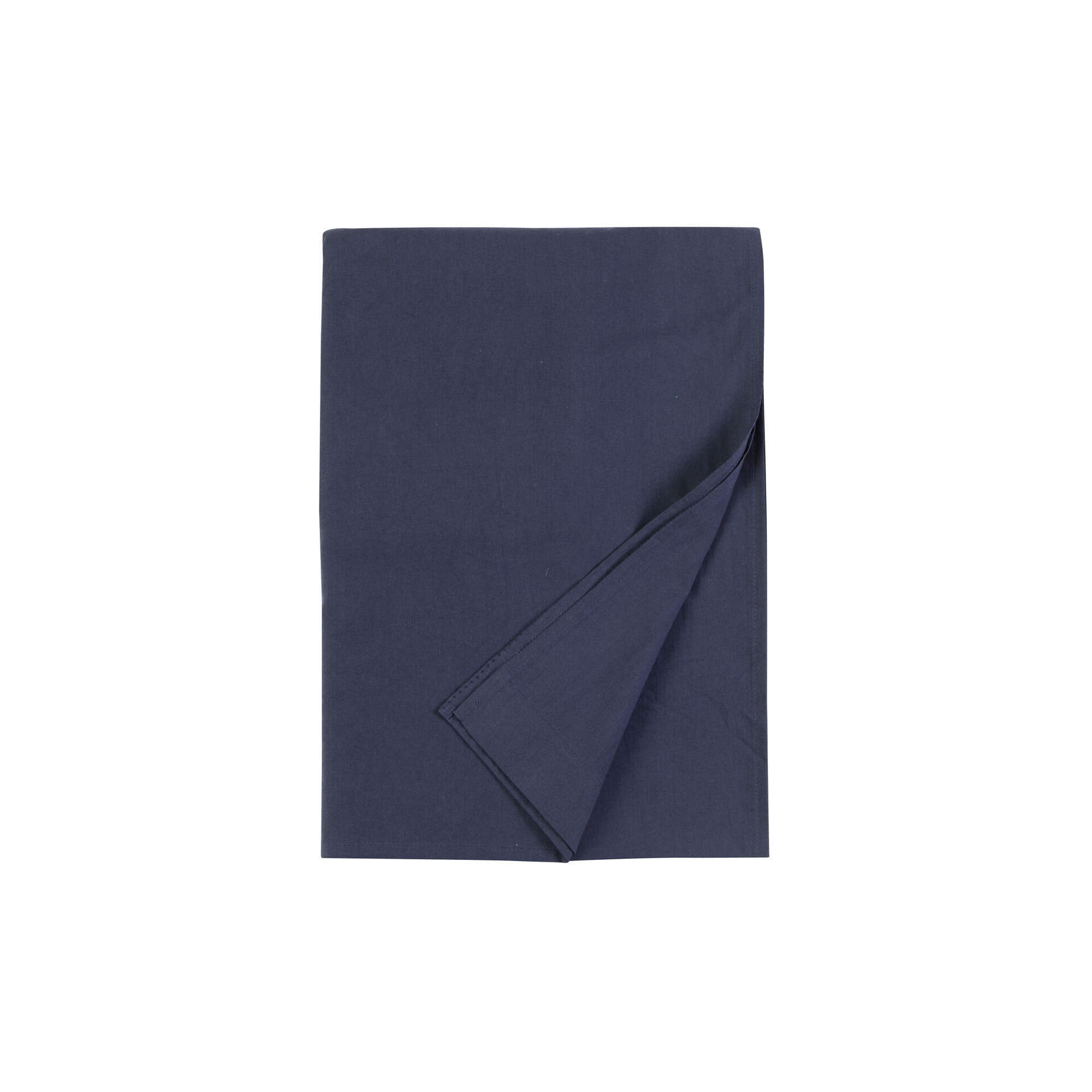 Lençol Avulso Algodão 160x280cm Azul Marinho