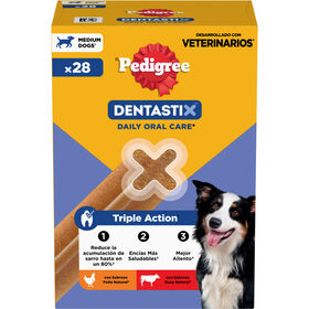 Snack para C&atilde;o Adulto M&eacute;dio Dentastix Pedigree