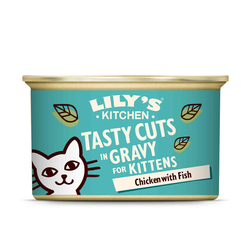 Comida Húmida para Gato Júnior Tasty Cuts Frango/Peixe Lily's Kitchen