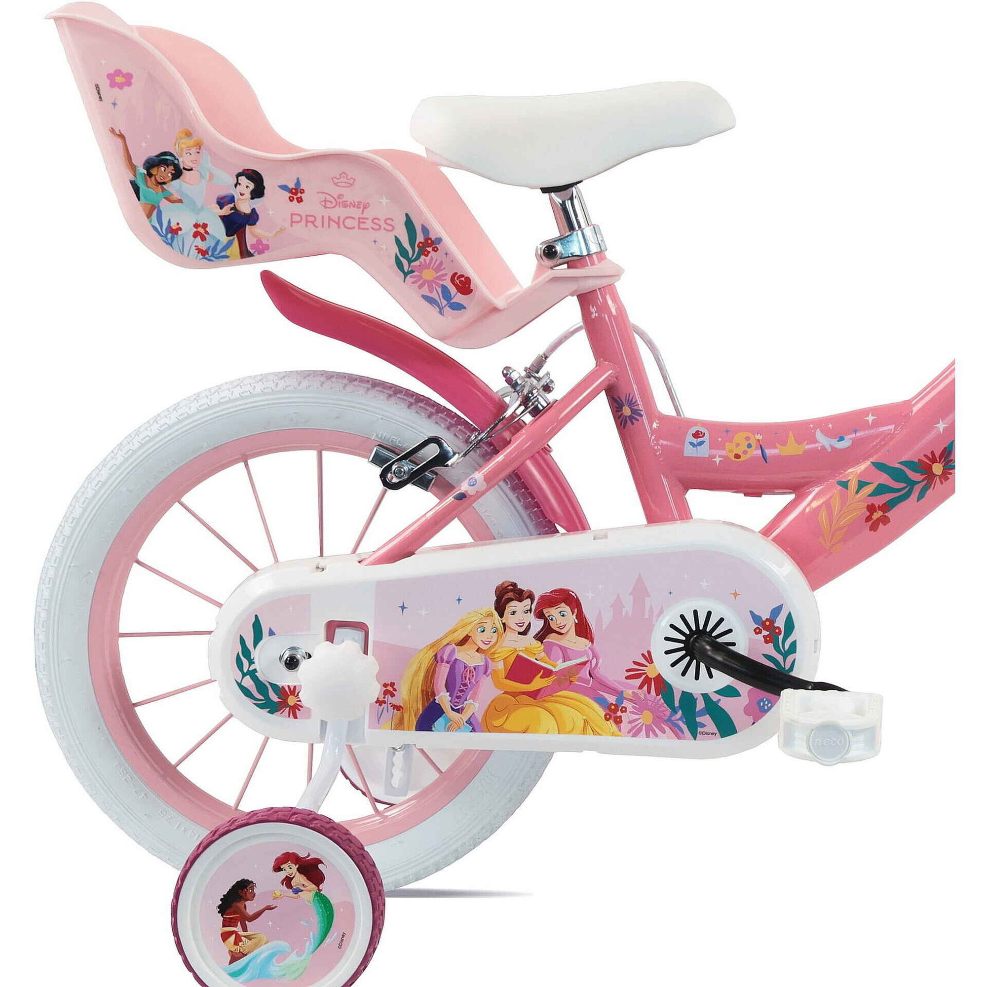 Bicicleta de Crian&ccedil;a 14" Princesas 4-6 Anos Disney