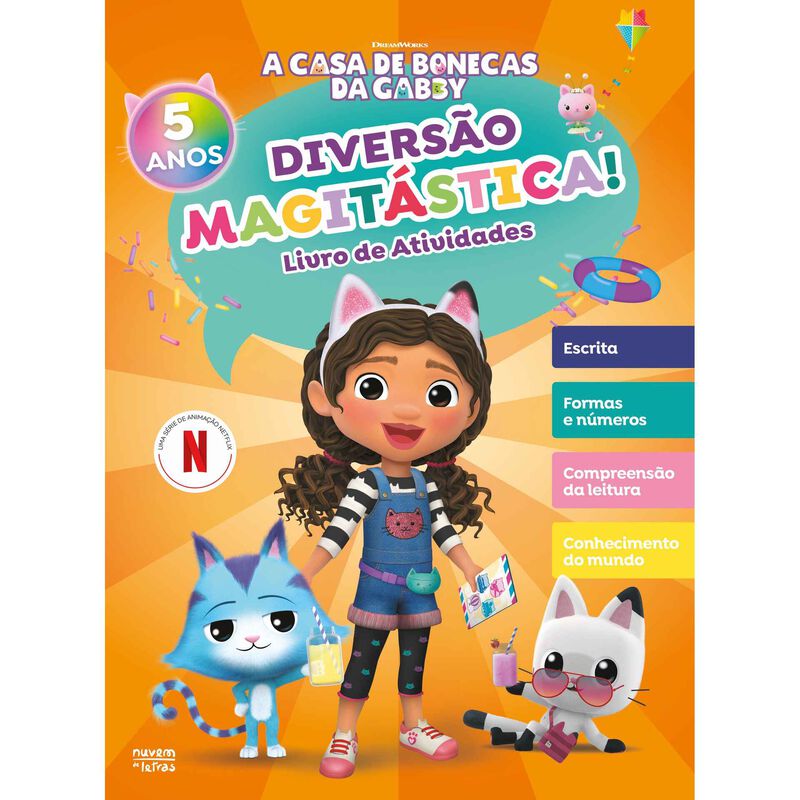 Diversão Magitástica! Livro de Atividades: 5 Anos de Nuvem de letras