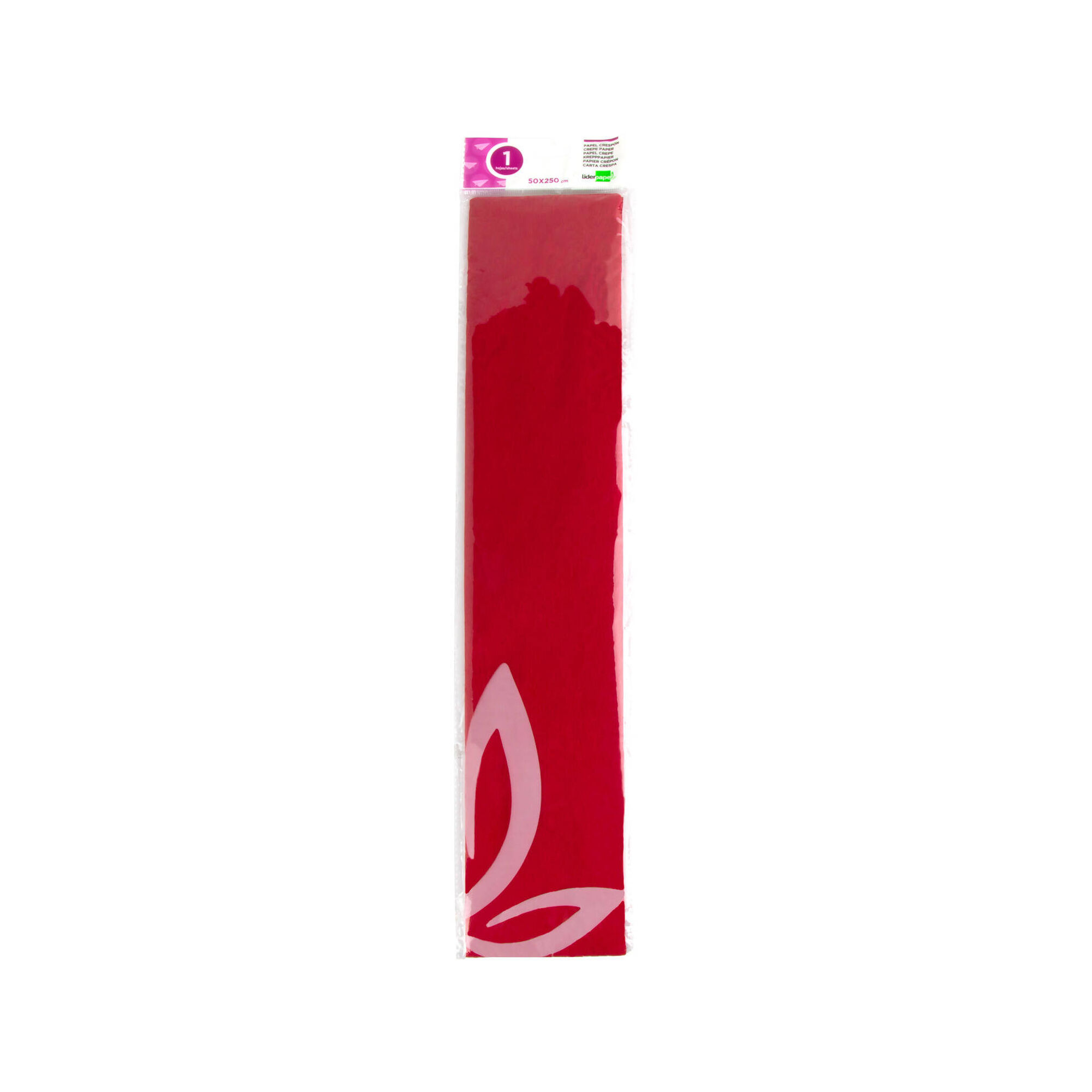 Papel Crepe Vermelho 50x25cm