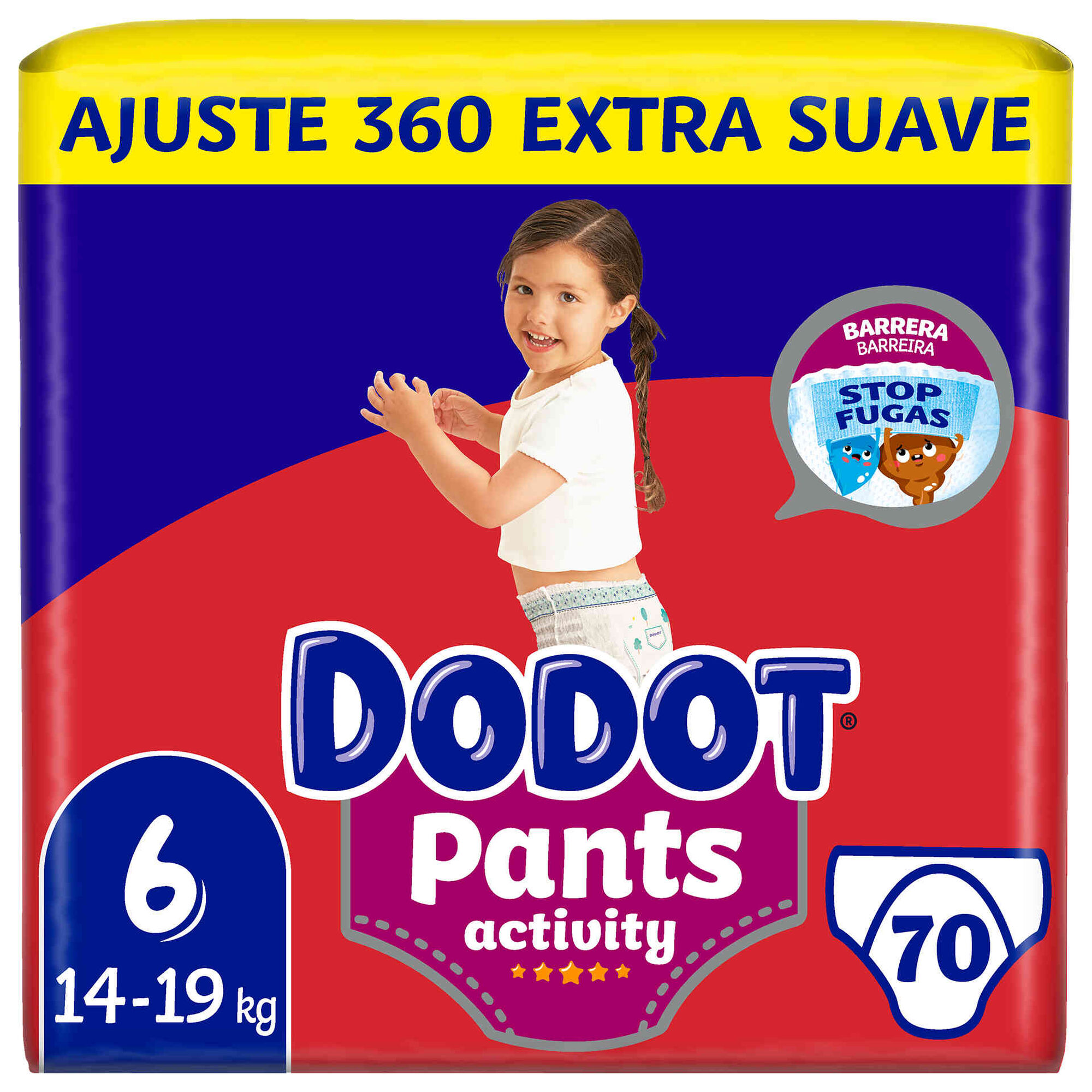 Fraldas Pants Activity Extra 14-19kg T6