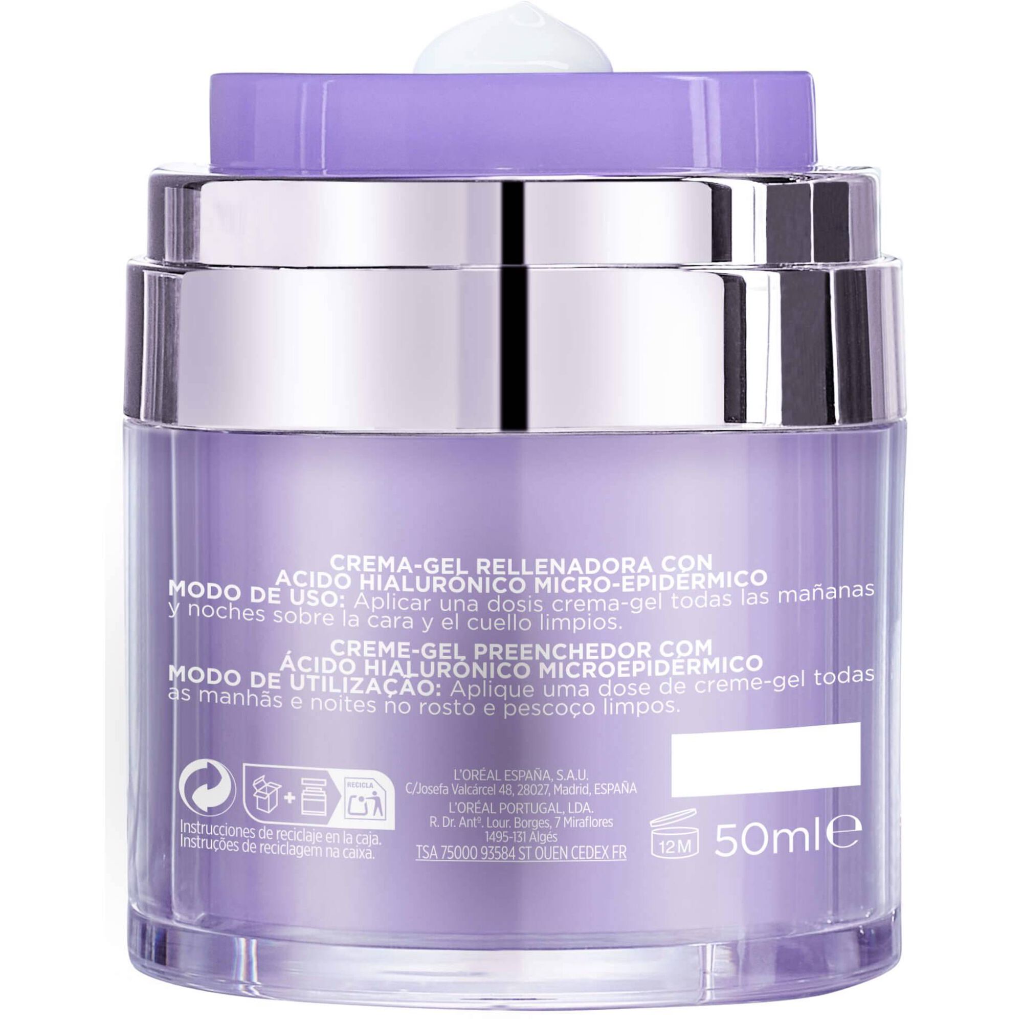 Creme de Rosto Dia Revitalift Filler Micro Gel