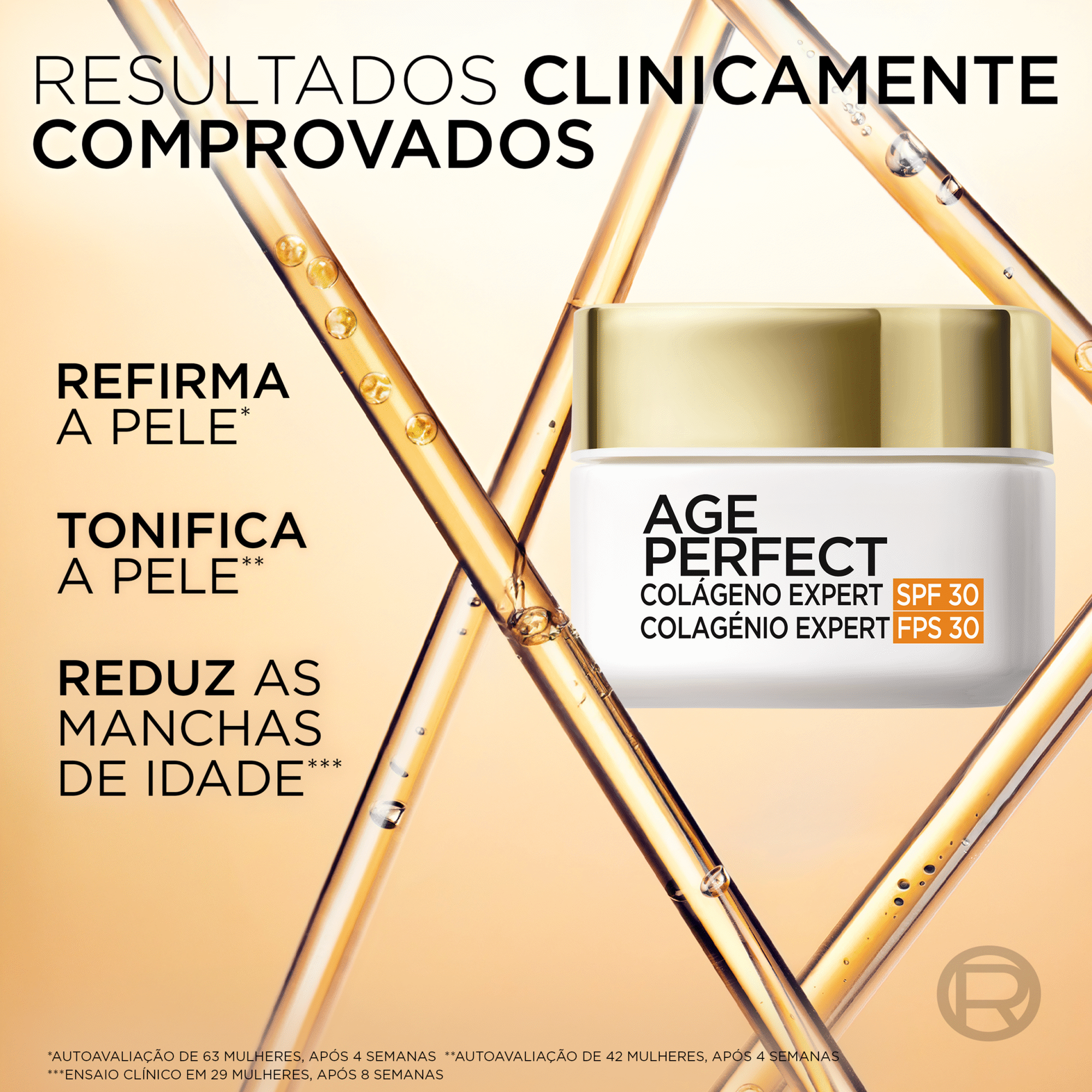 Creme de Rosto Dia Age Perfect Hidratante Antimanchas 60+ L'Or&eacute;al Paris