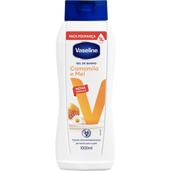 Gel de Banho Camomila e Mel Vaseline