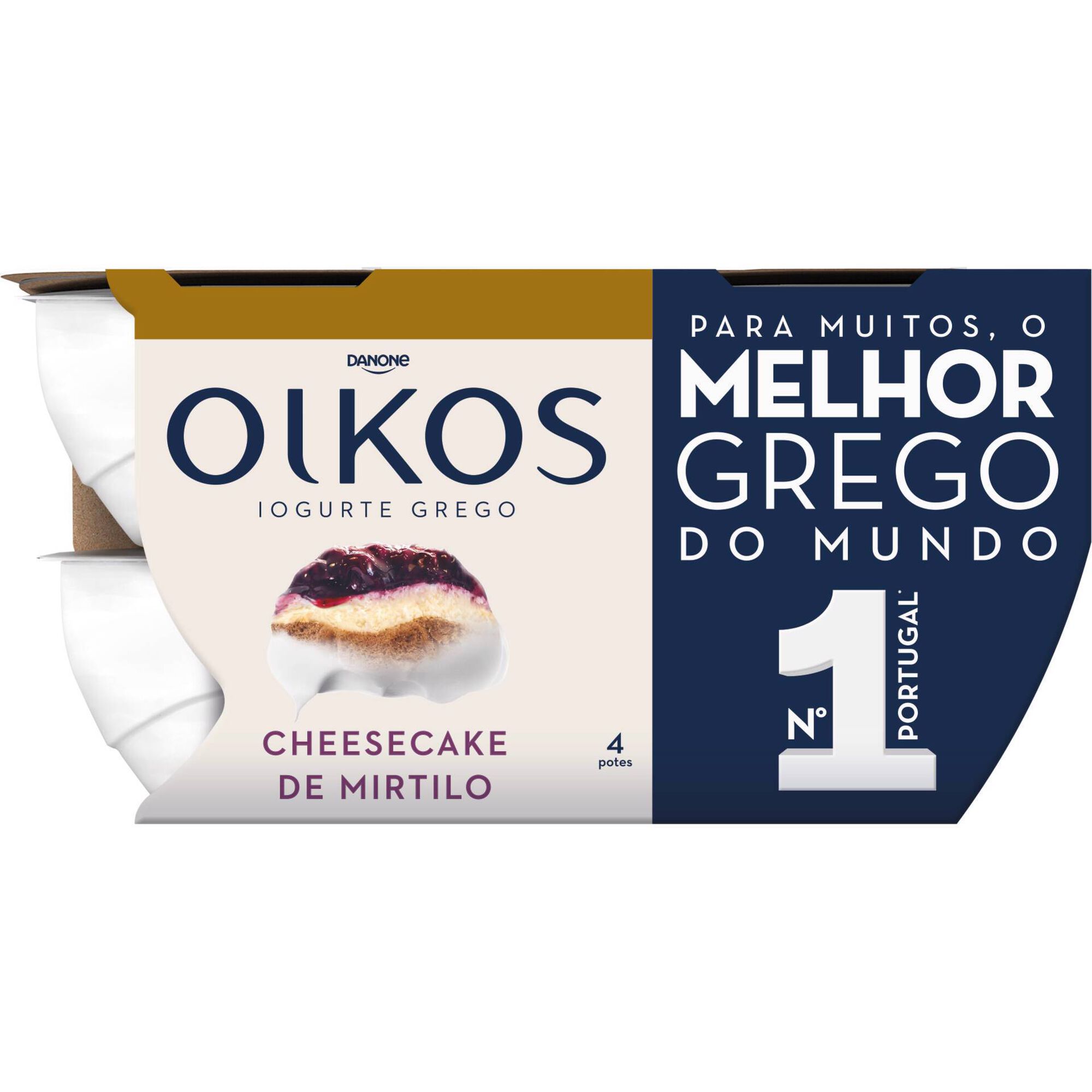 Iogurte Grego Cheesecake de Mirtilo Oikos Danone