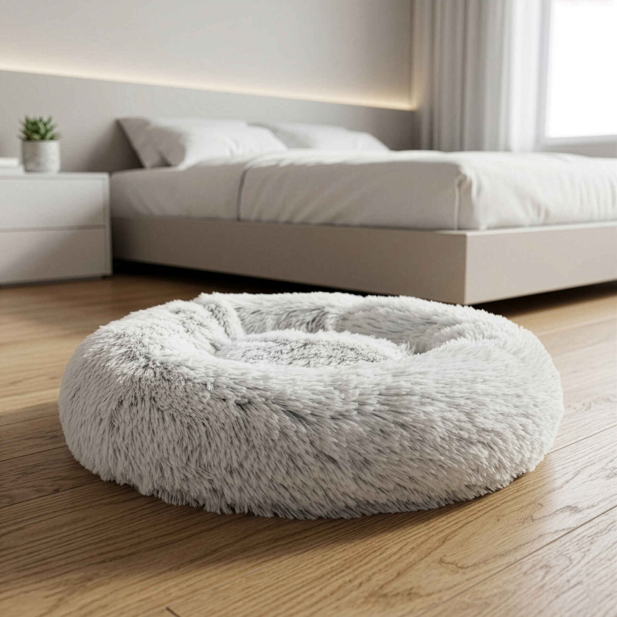 Cama Fluffy Cinza Claro 45 cm Lupi Linx