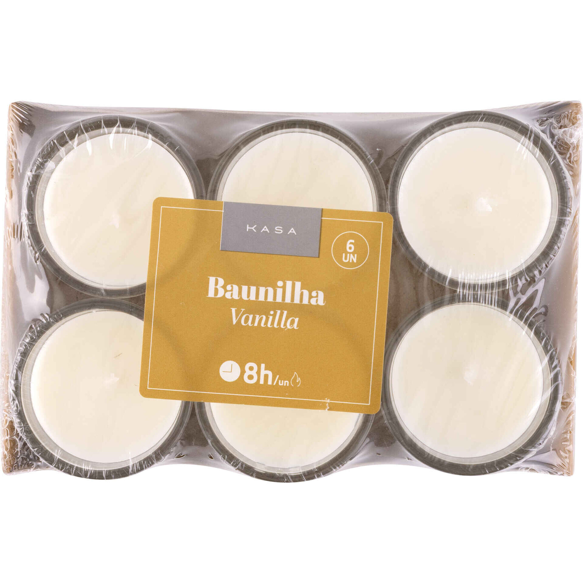 Conjunto 6 Velas em Copo Kasa