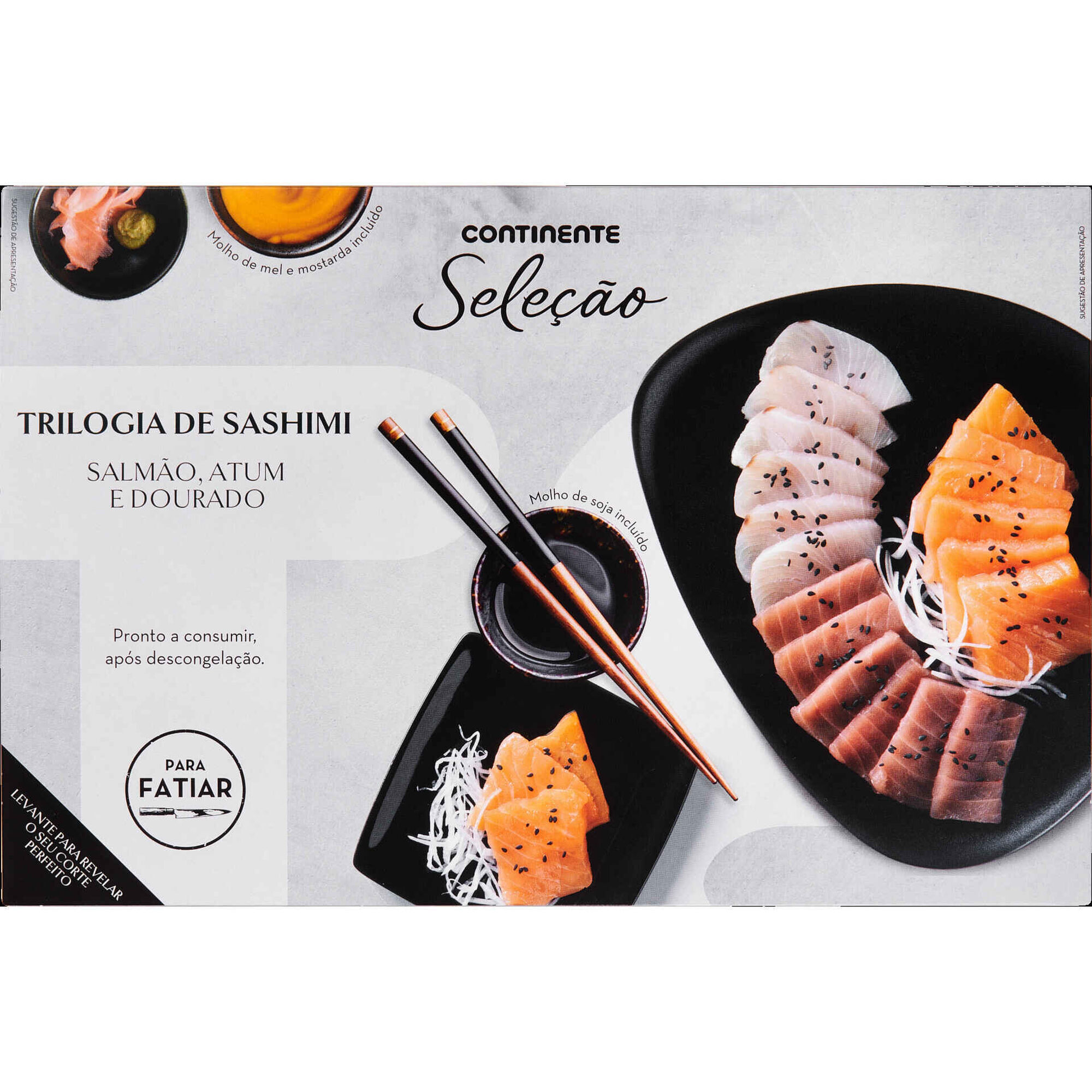 Trilogia de Sashimi Continente Sele&ccedil;&atilde;o