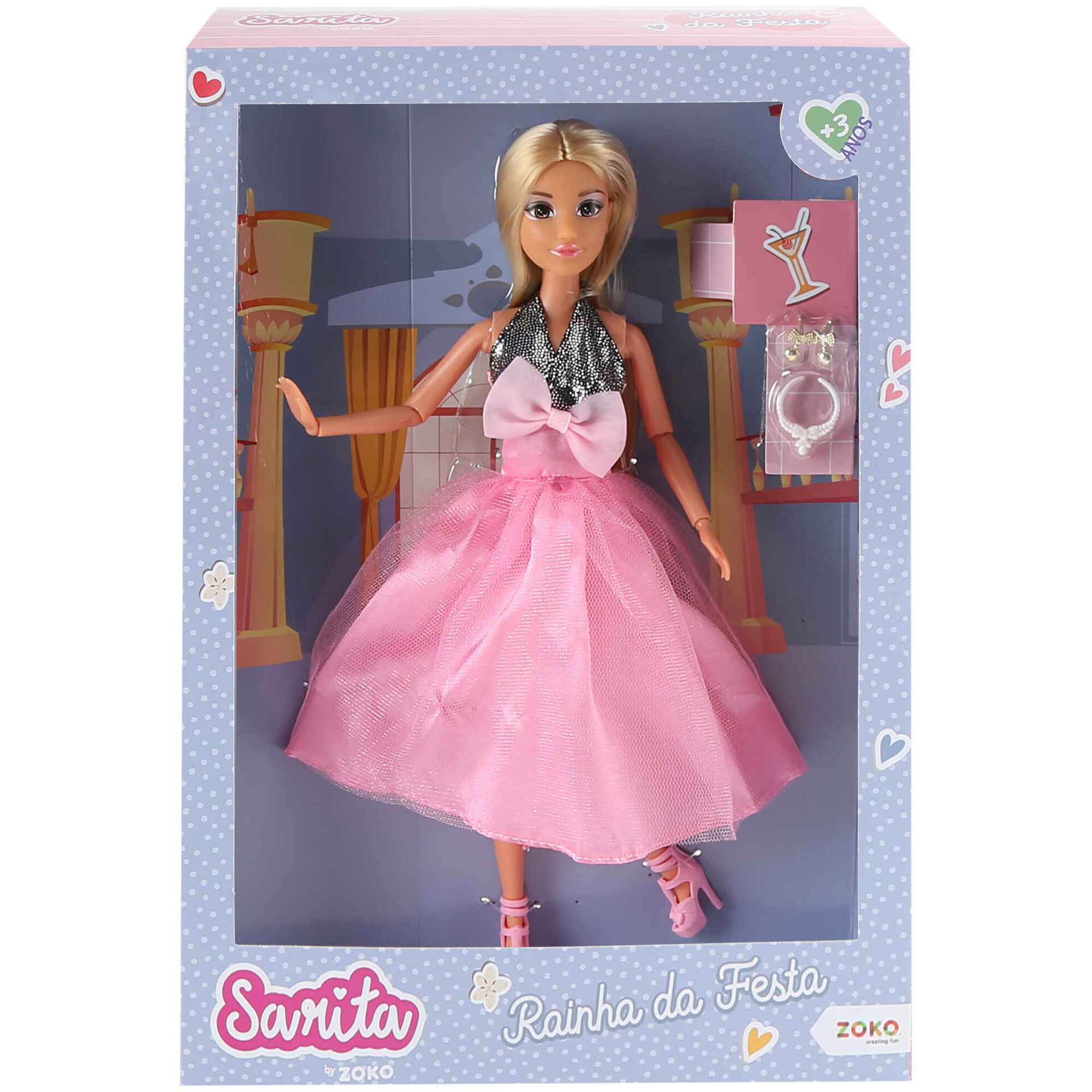 Boneca Sarita Rainha da Festa (vários modelos) Boneca Sarita Rainha da Festa (vários modelos)