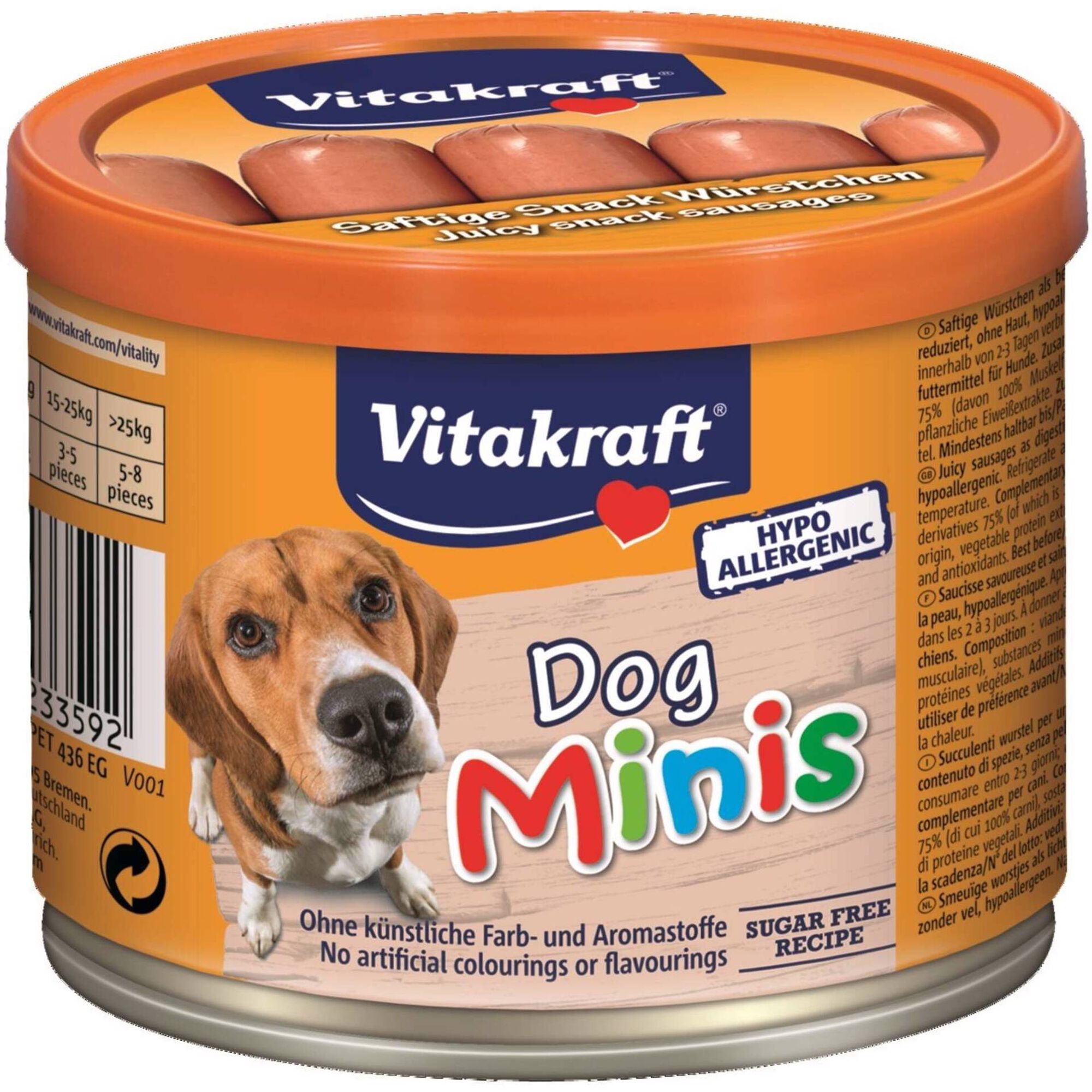 Snack para Cão Adulto Mini Salsichas
