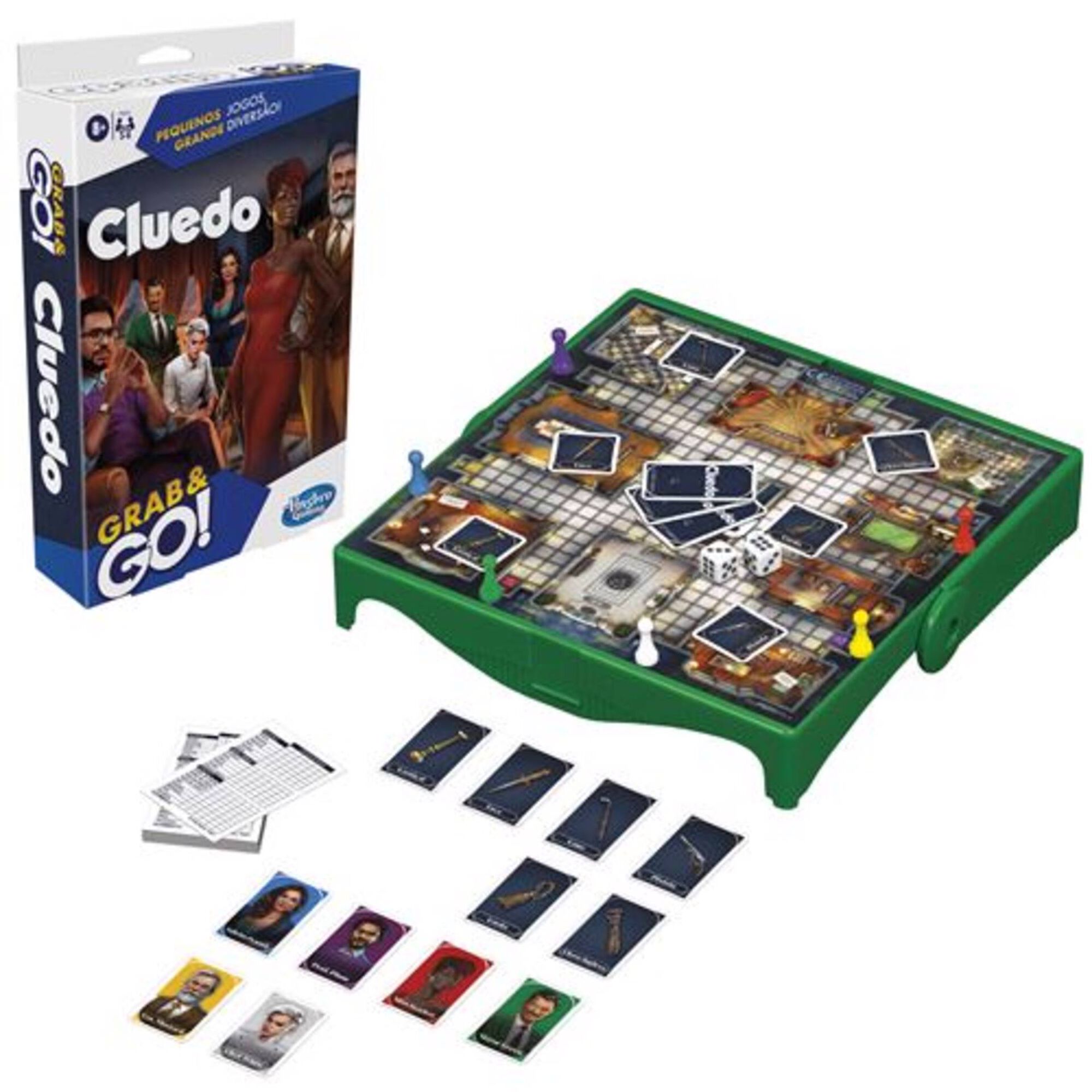 Jogo de Tabuleiro Cluedo Grab and Go