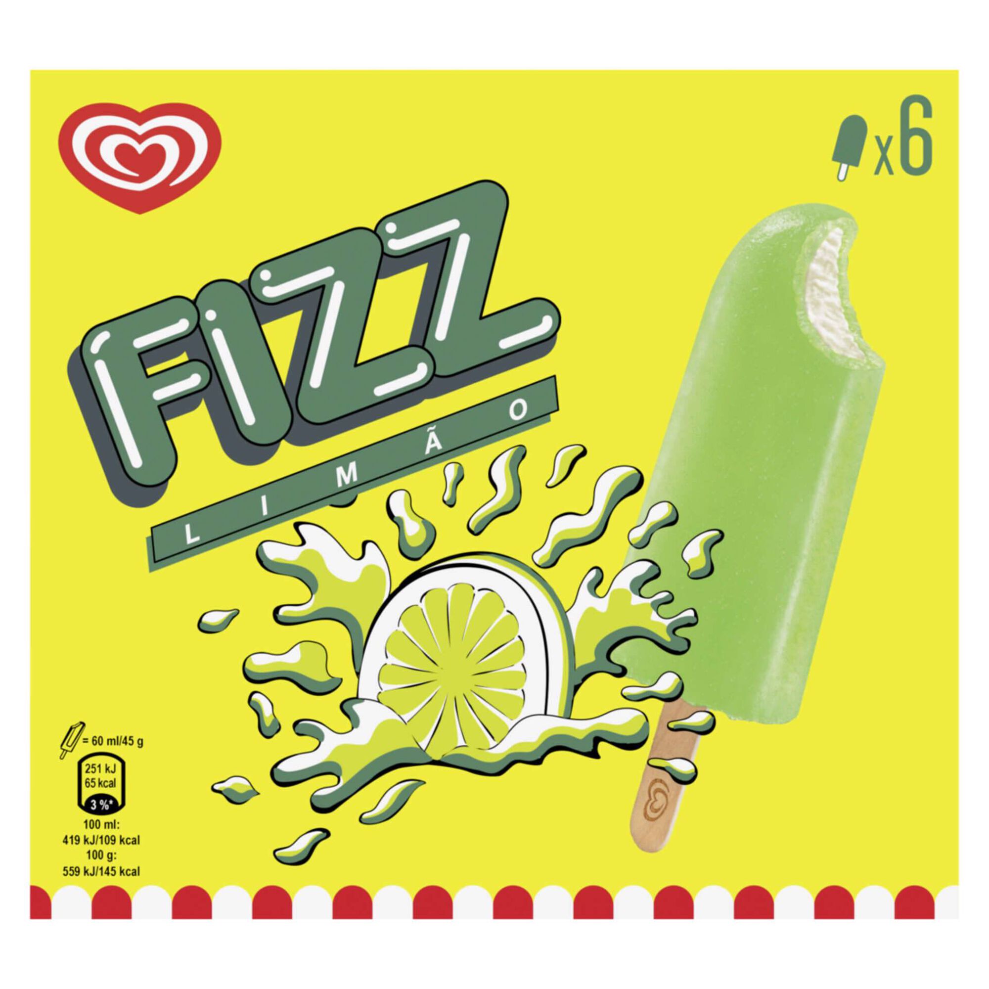 Gelado Fizz Limão