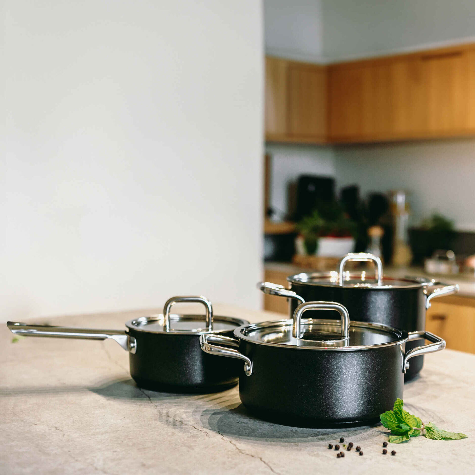 Trem Cozinha 7 Pe&ccedil;as A&ccedil;o Inoxid&aacute;vel Comfort Glass Silampos