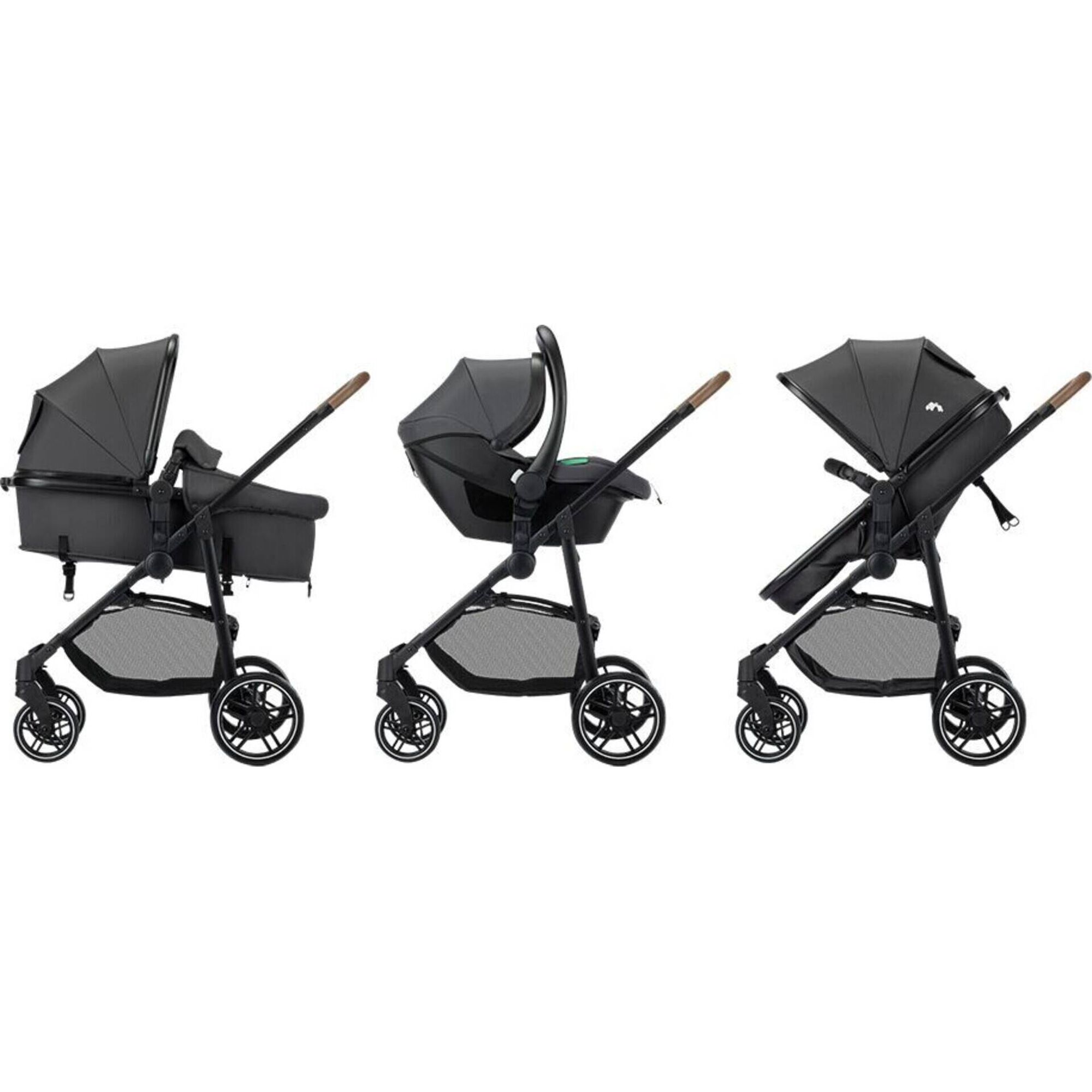 Conjunto de Rua Duo Convert&iacute;vel Luxe Graphit Bebeconfort