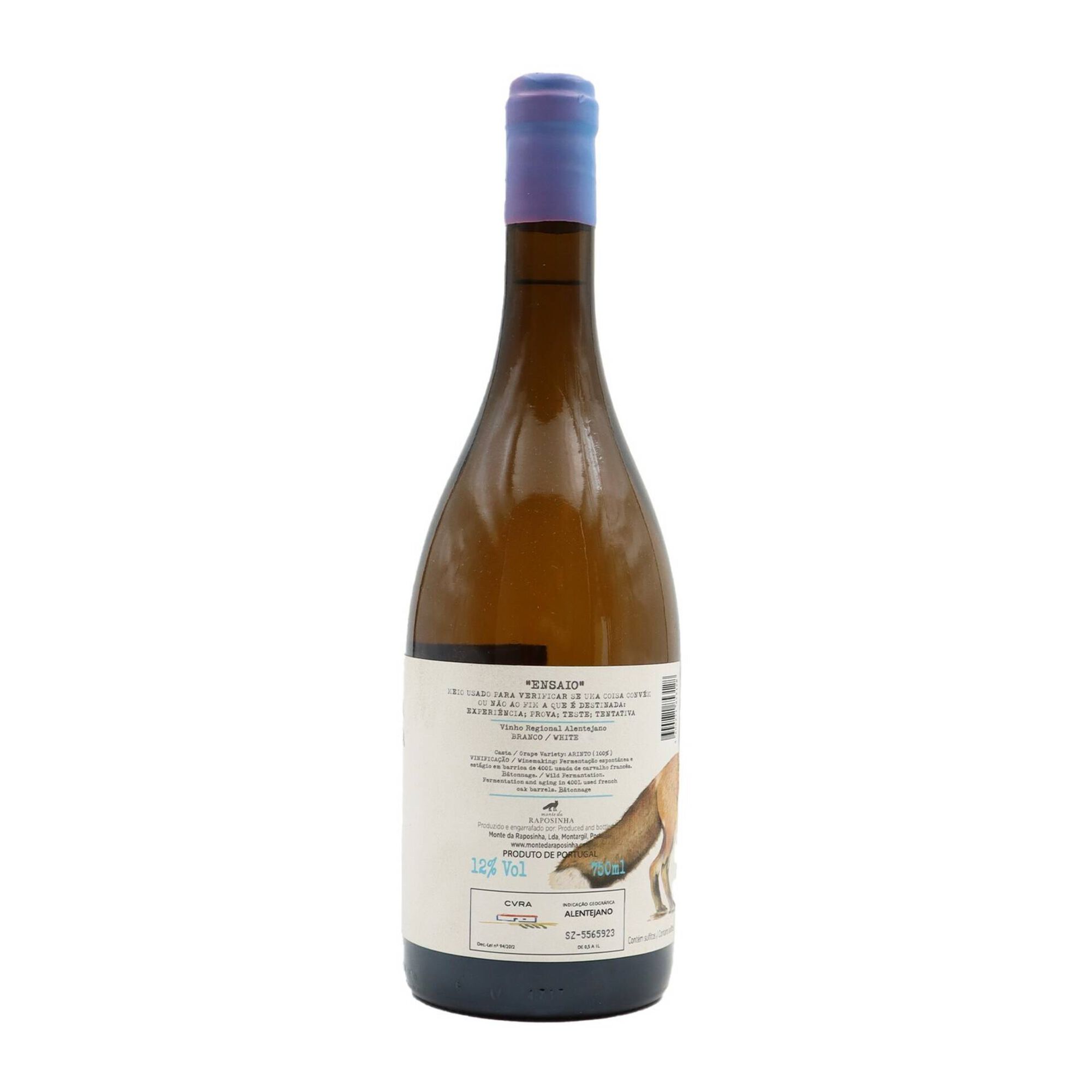 Monte Da Raposinha Ensaio Iii Arinto Alentejano Vinho Branco