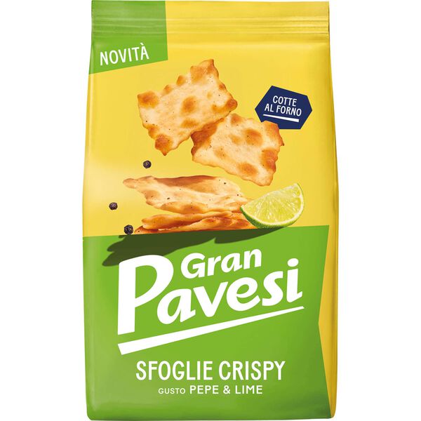 Bolachas Crackers Folhas Pimenta e Limão Gran Pavesi